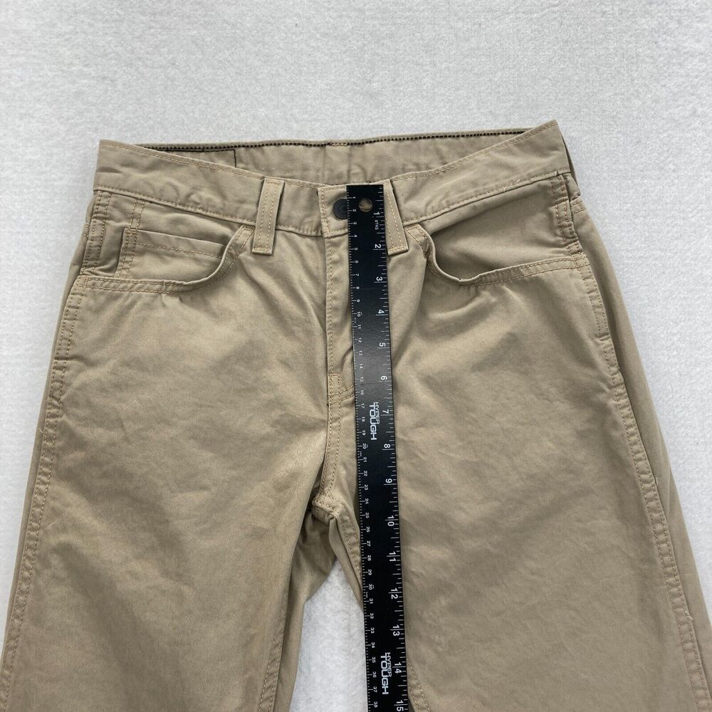 Levi's 511 Mens 29x32 Slim Fit Brown Denim Straight Leg Jeans Low Rise Black Tab - Picture 8 of 12